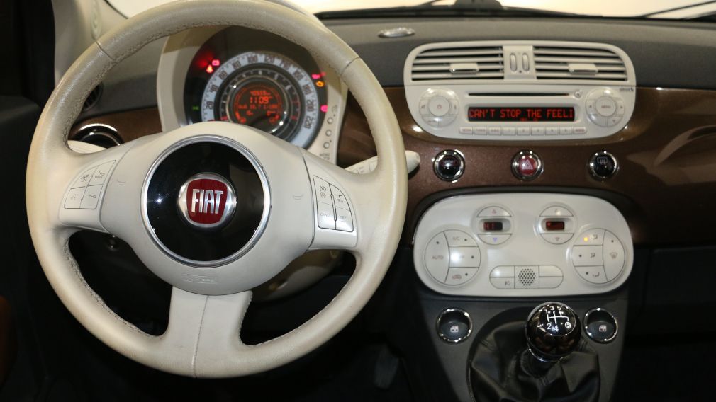 2013 Fiat 500 Lounge CUIR TOIT MAGS BLUETOOTH #12