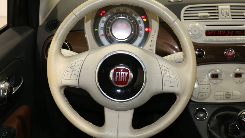 2013 Fiat 500 Lounge CUIR TOIT MAGS BLUETOOTH #14