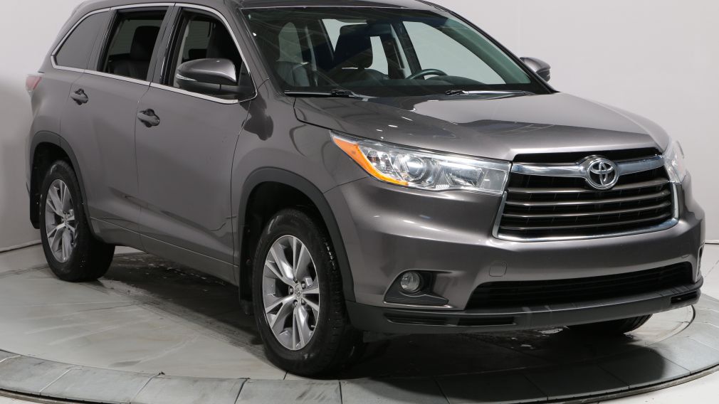 2015 Toyota Highlander LE AWD AUTO A/C BLUETOOTH 7 PASSAGERS #0