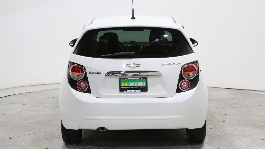 2012 Chevrolet Sonic LT MANUELLE BLUETOOTH GR ELECT A/C #5