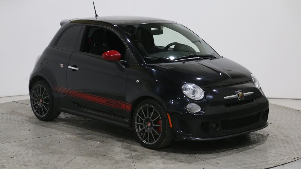 2012 Fiat 500 Abarth A/C CUIR TOIT MAGS BLUETOOTH #0