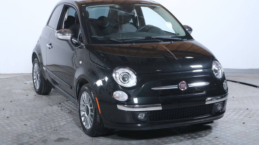 2012 Fiat 500 LOUNGE AUTO A/C TOIT PANO MAGS BLUETOOTH #0