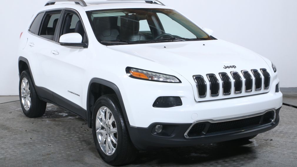 2015 Jeep Cherokee Limited 4WD TOIT CUIR AUTO BLUETOOTH #0
