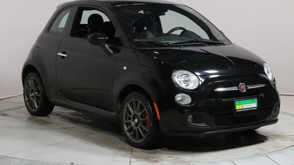 2015 Fiat 500 Sport A/C GR ELECT CUIR MAGS BLUETOOTH #0