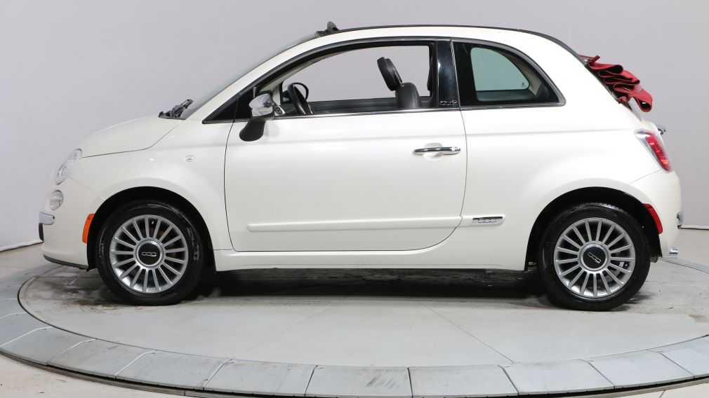 2012 Fiat 500 Lounge A/C GR ELECT CUIR DÉCAPOTABLE MAGS BLUETOOT #3