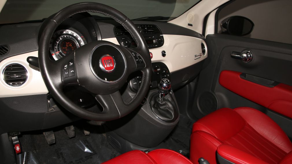 2012 Fiat 500 Lounge A/C GR ELECT CUIR DÉCAPOTABLE MAGS BLUETOOT #12