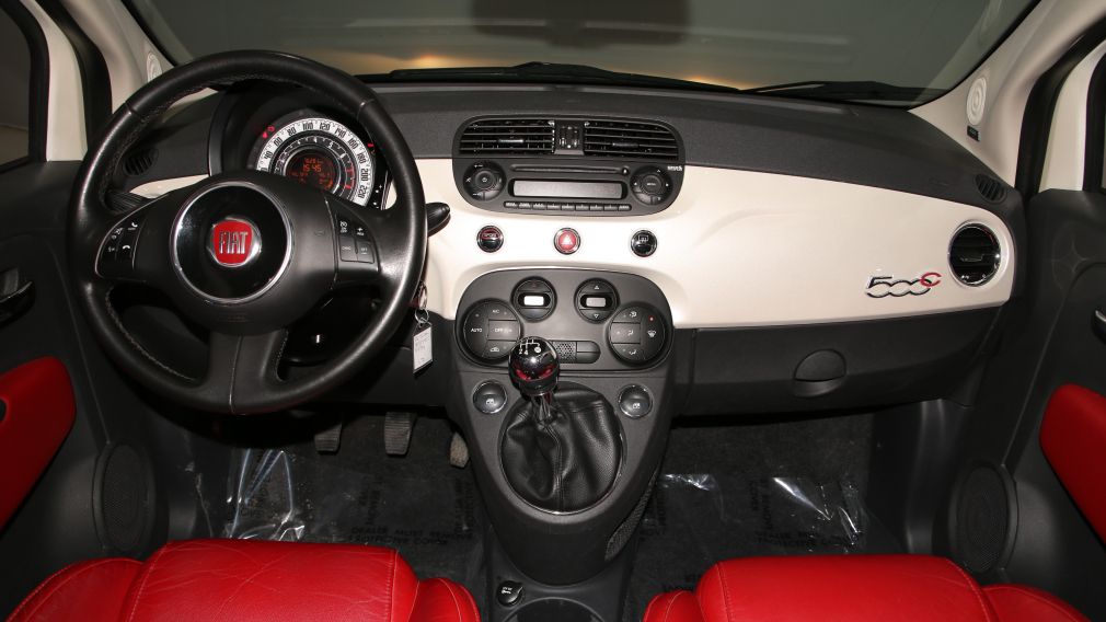 2012 Fiat 500 Lounge A/C GR ELECT CUIR DÉCAPOTABLE MAGS BLUETOOT #14