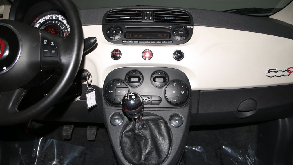 2012 Fiat 500 Lounge A/C GR ELECT CUIR DÉCAPOTABLE MAGS BLUETOOT #18