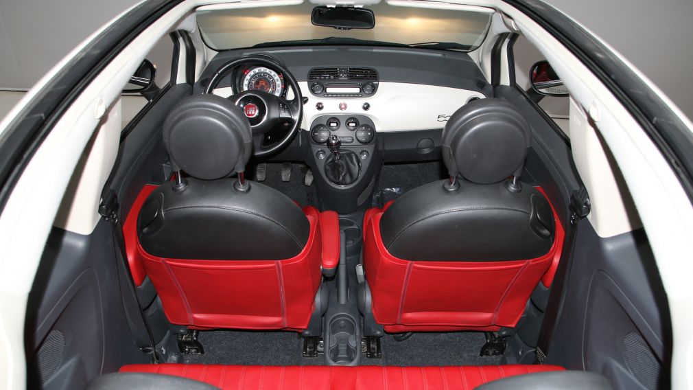 2012 Fiat 500 Lounge A/C GR ELECT CUIR DÉCAPOTABLE MAGS BLUETOOT #22