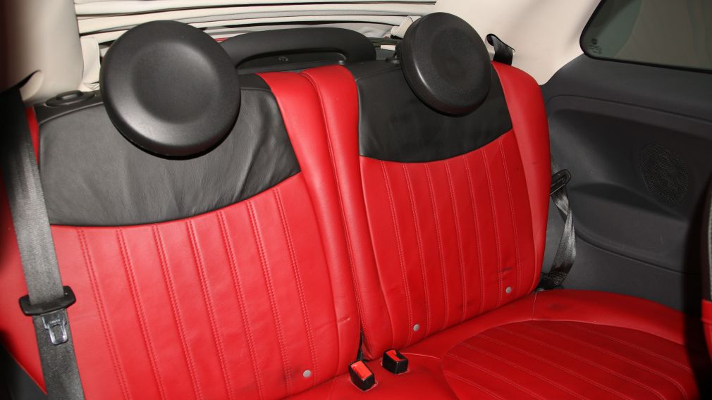 2012 Fiat 500 Lounge A/C GR ELECT CUIR DÉCAPOTABLE MAGS BLUETOOT #23