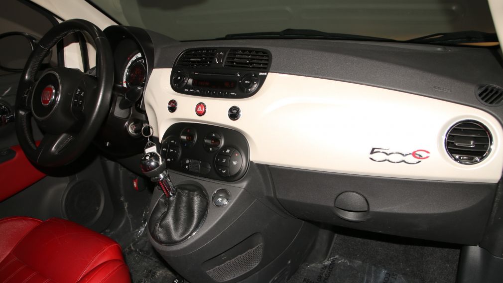 2012 Fiat 500 Lounge A/C GR ELECT CUIR DÉCAPOTABLE MAGS BLUETOOT #25