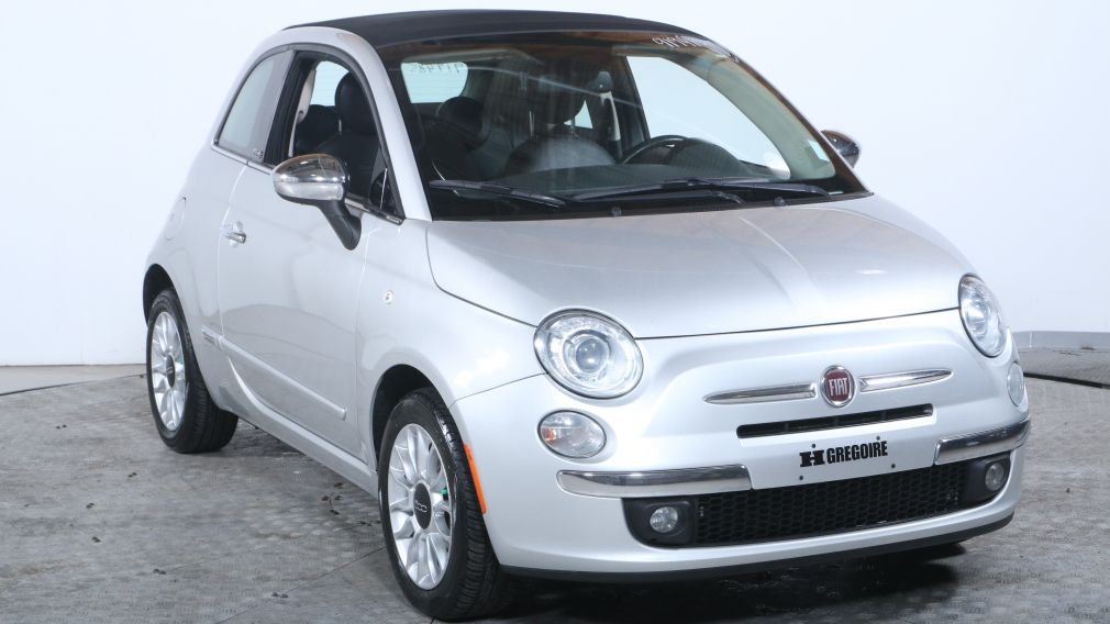 2013 Fiat 500 LOUNGE CONVERTIBLE AUTO A/C CUIR MAGS #0