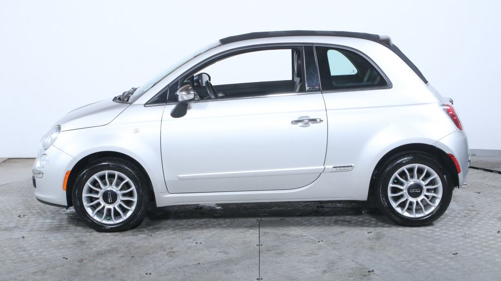 2013 Fiat 500 LOUNGE CONVERTIBLE AUTO A/C CUIR MAGS #4