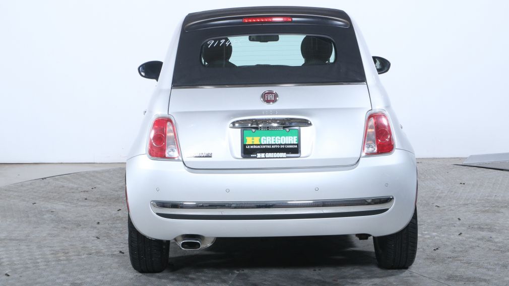 2013 Fiat 500 LOUNGE CONVERTIBLE AUTO A/C CUIR MAGS #6