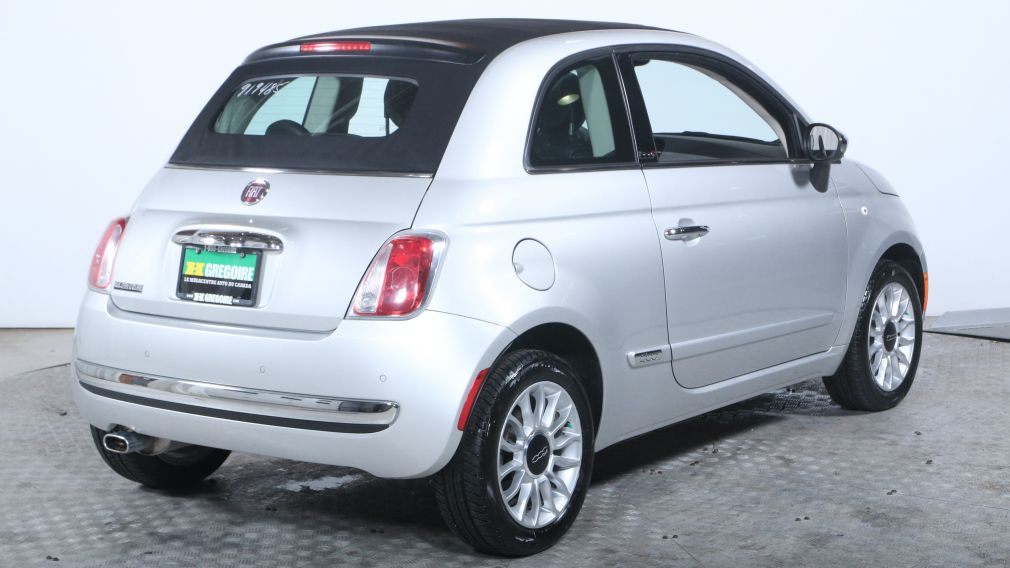 2013 Fiat 500 LOUNGE CONVERTIBLE AUTO A/C CUIR MAGS #7