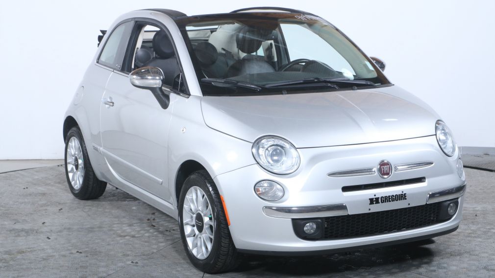 2013 Fiat 500 LOUNGE CONVERTIBLE AUTO A/C CUIR MAGS #9