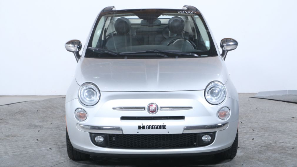 2013 Fiat 500 LOUNGE CONVERTIBLE AUTO A/C CUIR MAGS #9