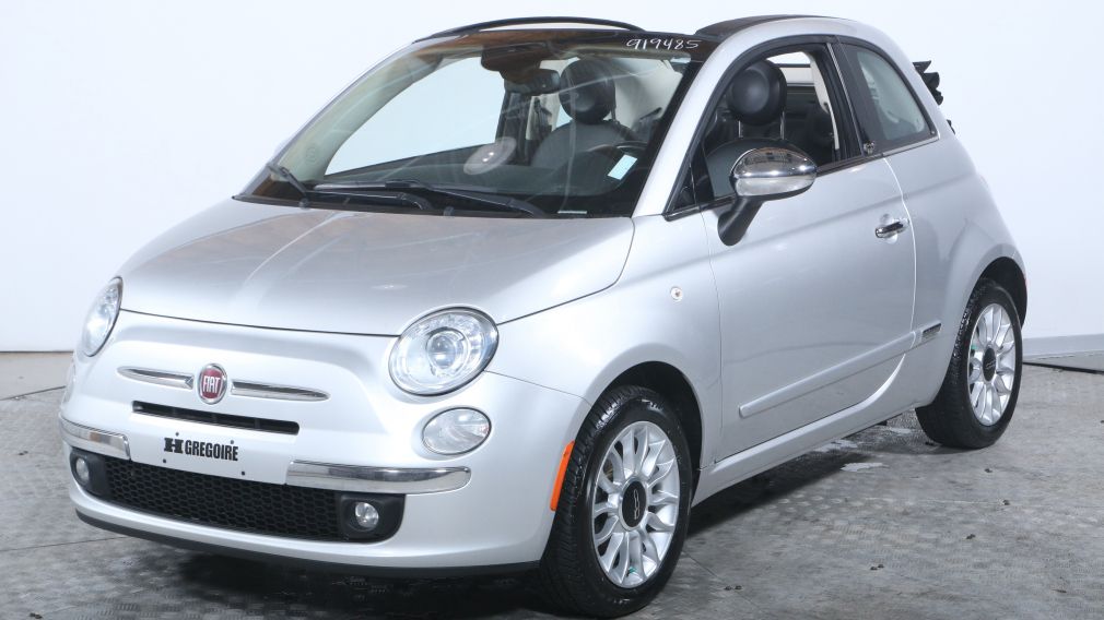 2013 Fiat 500 LOUNGE CONVERTIBLE AUTO A/C CUIR MAGS #10