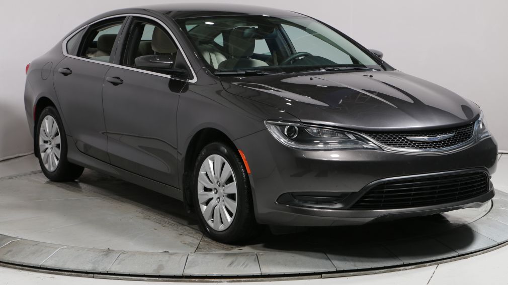 2016 Chrysler 200 LX AUTO A/C BLUETOOTH BAS KILOMETRAGE #0