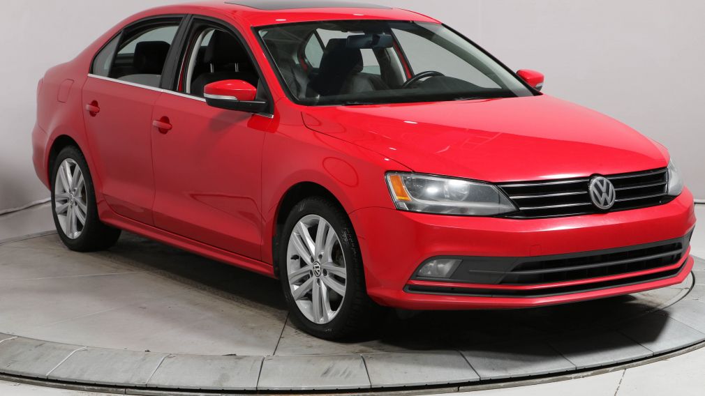 2015 Volkswagen Jetta HIGHLINE 1.8 T AUTO A/C CUIR TOIT MAGS #0