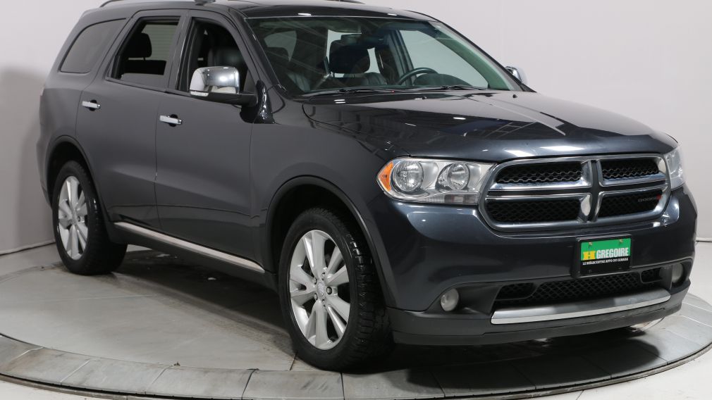 2013 Dodge Durango AWD AUTO A/C CUIR TOIT BLUETOOTH MAGS 7 PASSAGERS #0