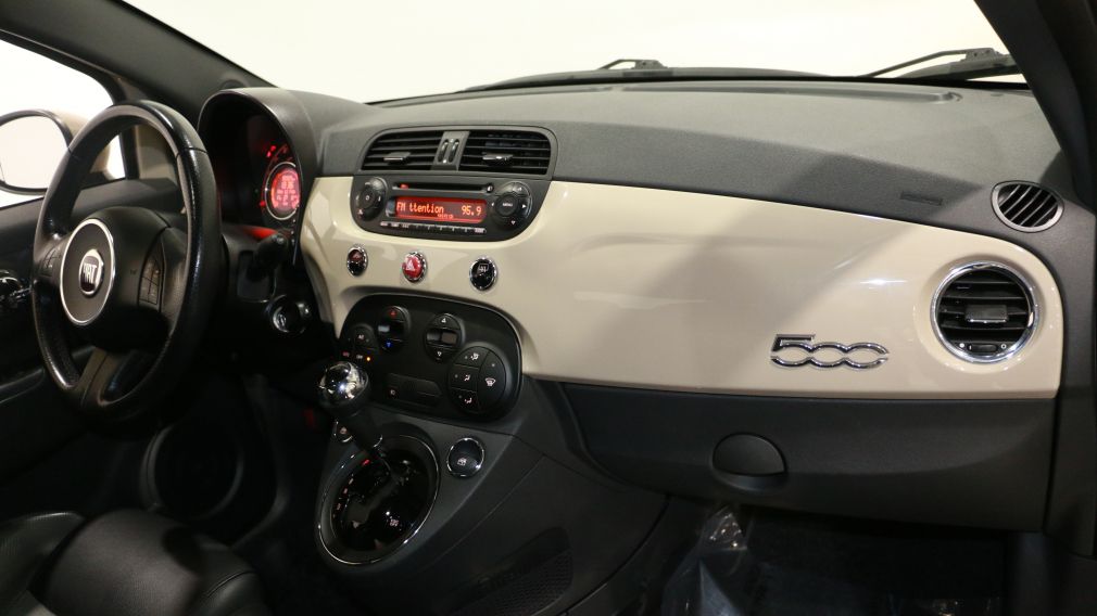 2012 Fiat 500 Sport AUTO A/C CUIR TOIT MAGS BLUETOOTH #17