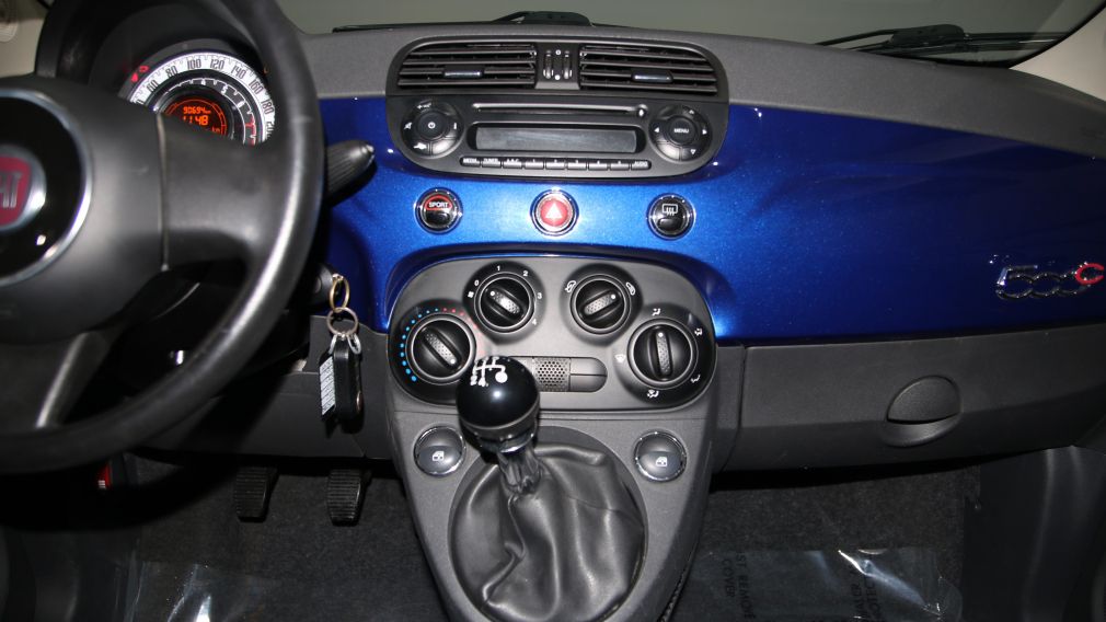 2012 Fiat 500 POP CONVERTIBLE A/C BLUETOOTH GR ELECT #17