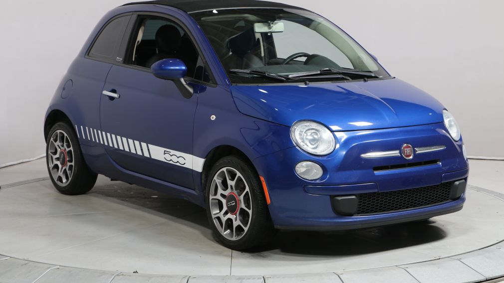 2012 Fiat 500 POP CONVERTIBLE A/C BLUETOOTH GR ELECT #0