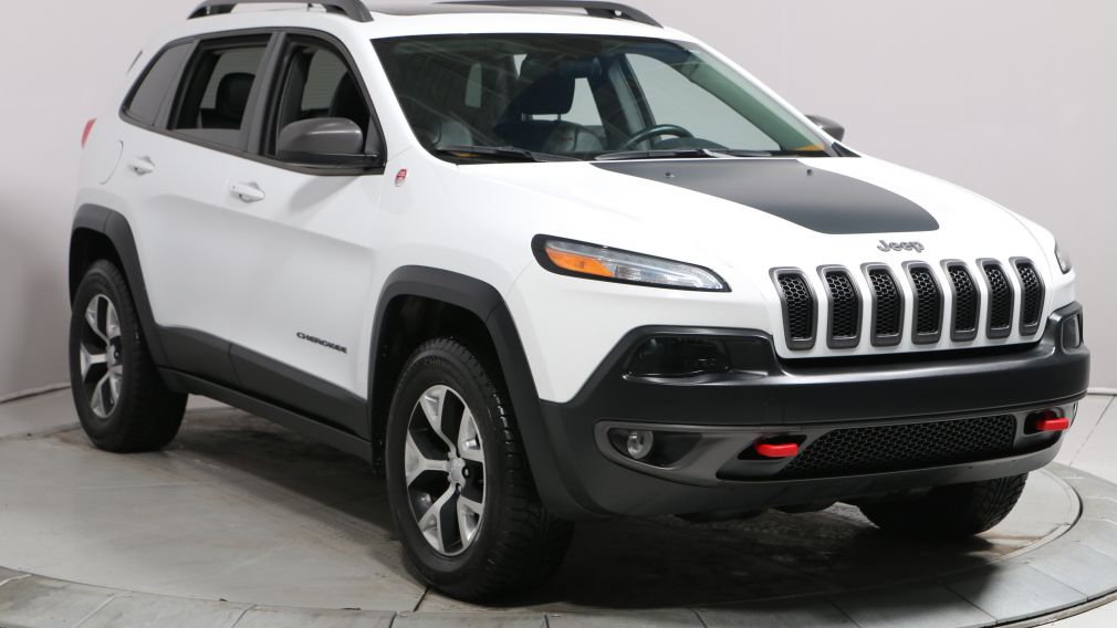 2014 Jeep Cherokee TRAILHAWK AWD V6 CUIR TOIT PANO NAVIGATION CAMÉRA #0