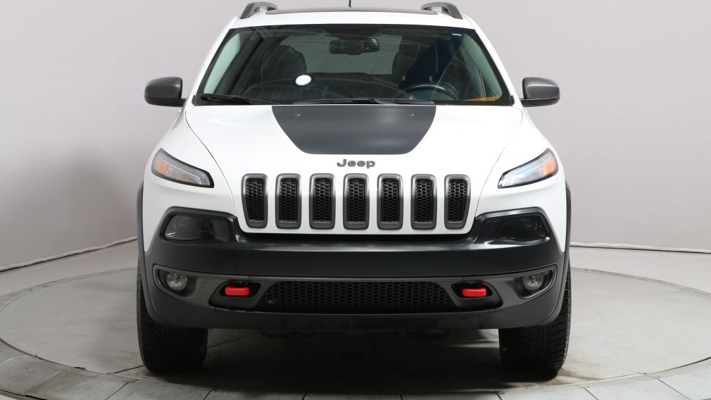 2014 Jeep Cherokee TRAILHAWK AWD V6 CUIR TOIT PANO NAVIGATION CAMÉRA #2