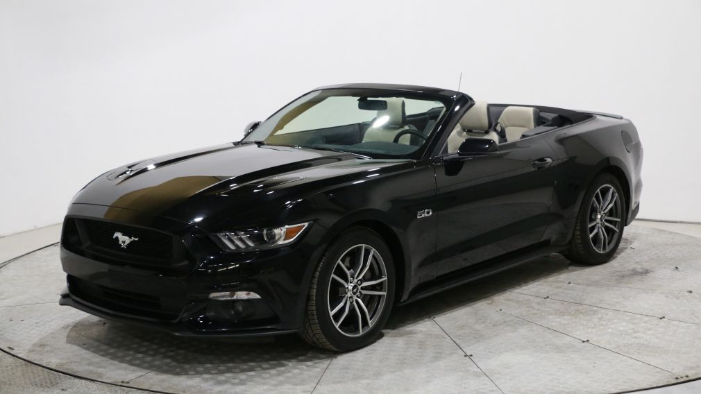 2017 Ford Mustang GT Premium 5.0L CUIR CONVERTIBLE MAGS CAM DE RECUL #3