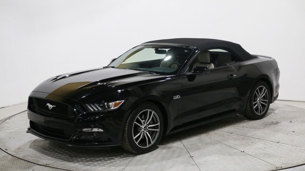 2017 Ford Mustang GT Premium 5.0L CUIR CONVERTIBLE MAGS CAM DE RECUL #9