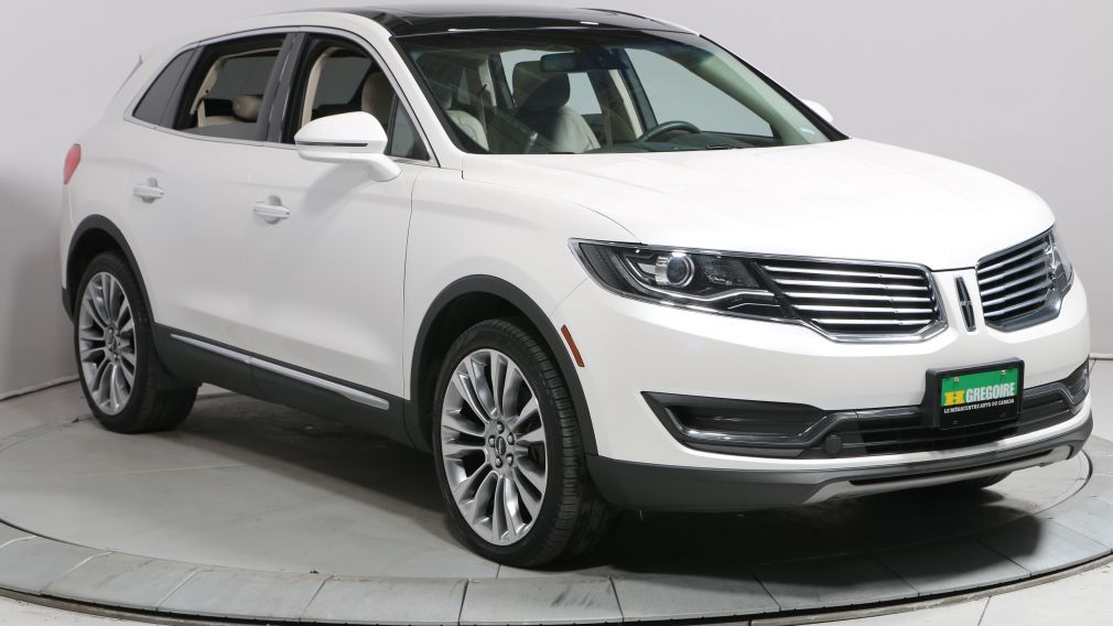 2016 Lincoln MKX RESERVE AWD CAM DE RECUL NAV CUIR TOIT MAGS #0