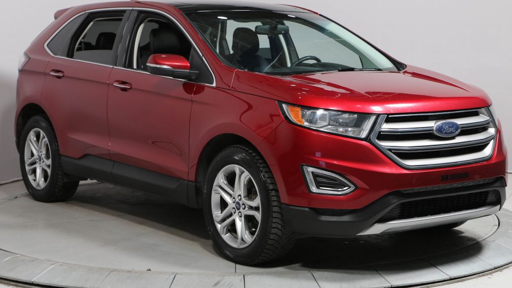 2015 Ford EDGE TITANIUM 4WD CAM DE RECUL NAV CUIR TOIT BLUETOOTH #0