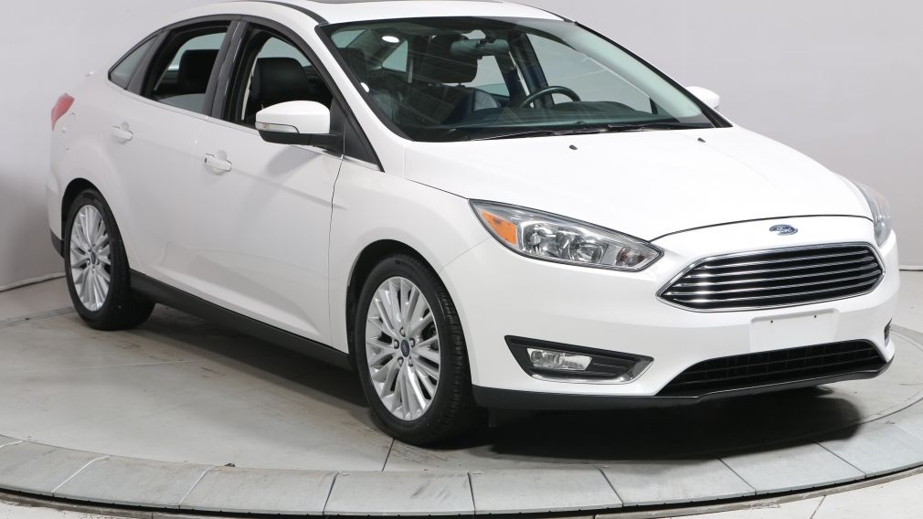 2015 Ford Focus TITANIUM AUTO A/C CAM RECUL CUIR TOIT BLUETOOTH MA #0