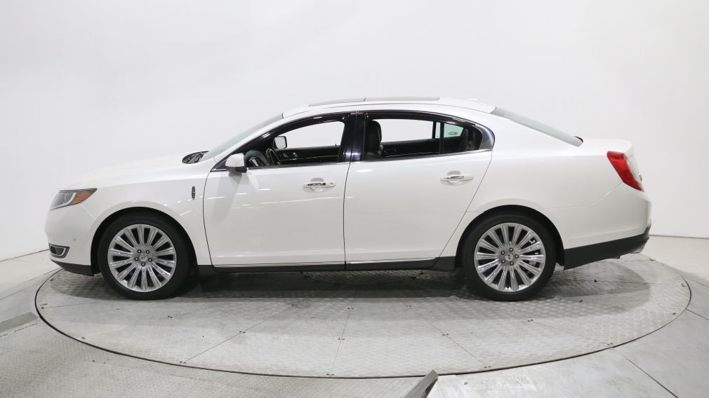 2013 Lincoln MKS AWD CUIR TOIT PANO MAGS 20" PARK ASSIST #4