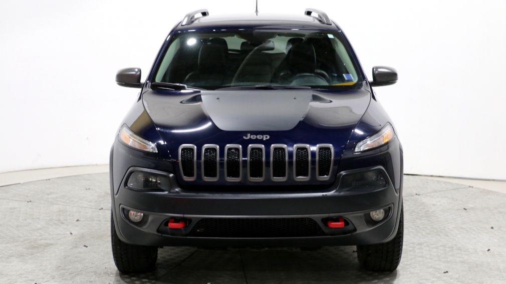 2016 Jeep Cherokee Trailhawk MAGS CUIR BLUETOOTH CAM DE RECULE DÉMARR #1