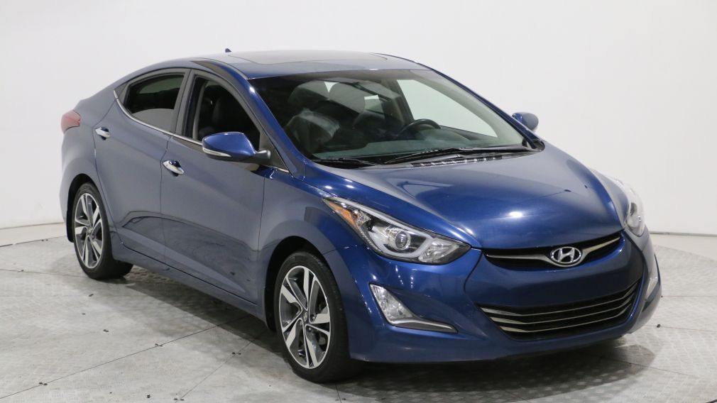 2015 Hyundai Elantra LIMITED AUTO A/C CAM RECUL NAV CUIR TOIT BLUETOOTH #0