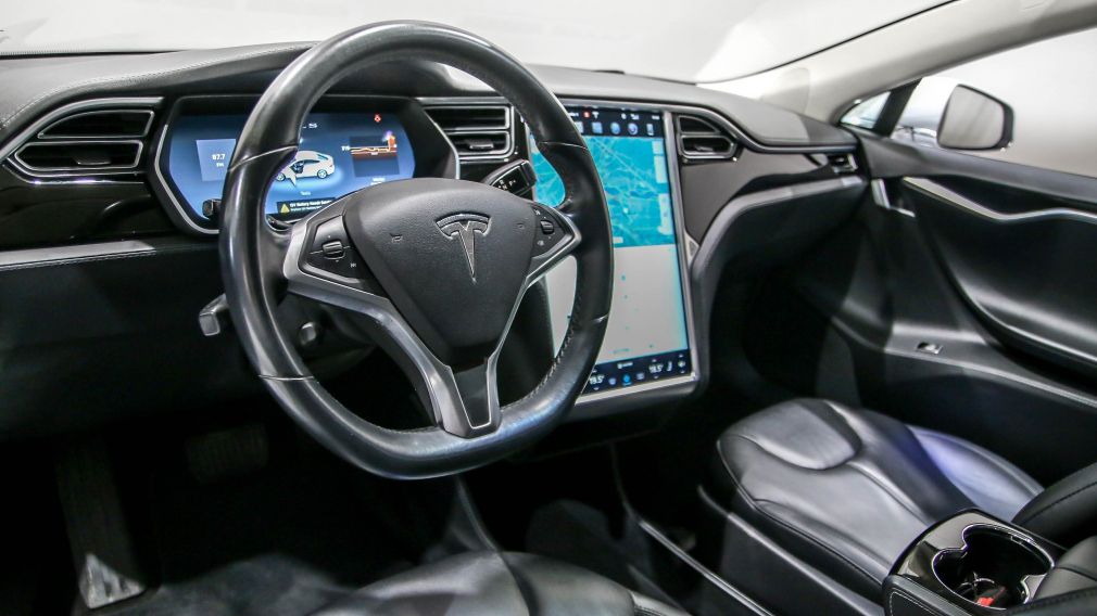 2014 Tesla Model S ELECTRIQUE CUIR BLUETOOTH MAGS #9