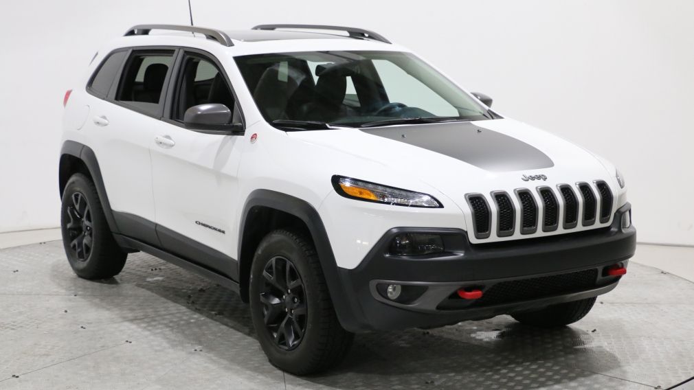 2017 Jeep Cherokee Trailhawk 4WD MAGS TOIT PANORAMIQUE BLUETOOTH SIÈG #0