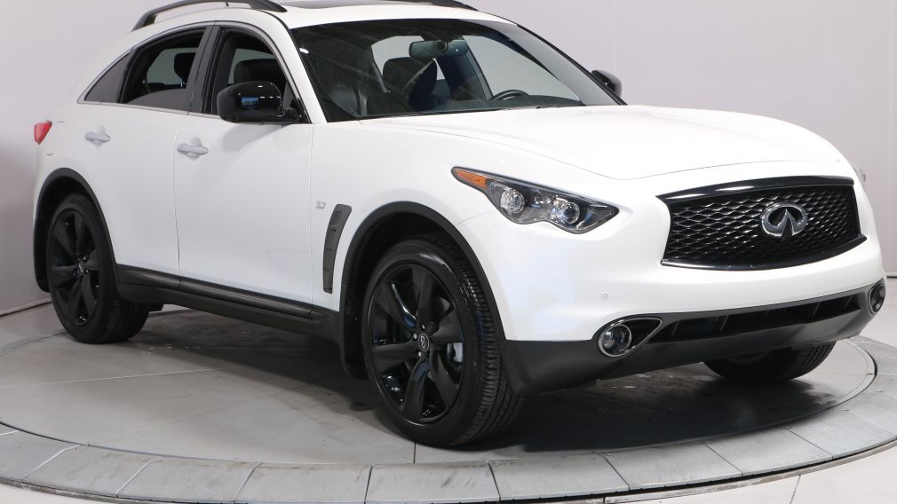 2017 Infiniti QX70 Sport AWD Sunroof GPS Cuir-Chauf Bluetooth 360-Cam #0