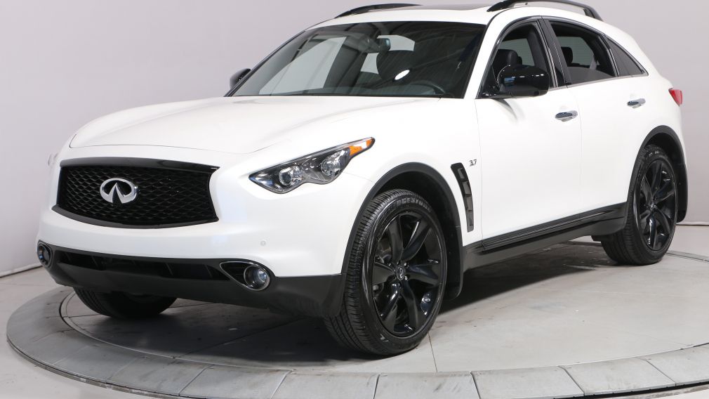 2017 Infiniti QX70 Sport AWD Sunroof GPS Cuir-Chauf Bluetooth 360-Cam #3