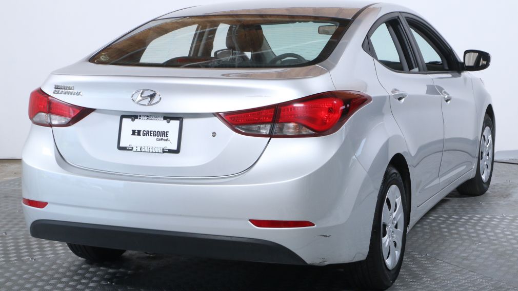 2016 Hyundai Elantra L MANUELLE 4 PORTES BAS KILOMÈTRAGE #6