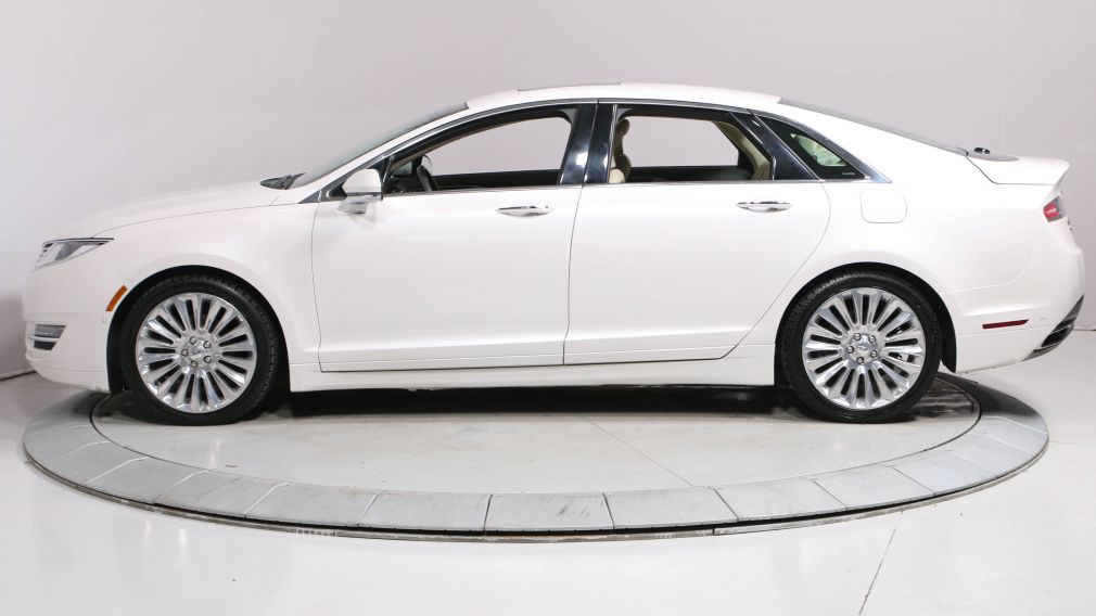 2014 Lincoln MKZ V6 AWD CUIR TOIT MAGS CHROMÉ 19" NAVIGATION PARK A #3