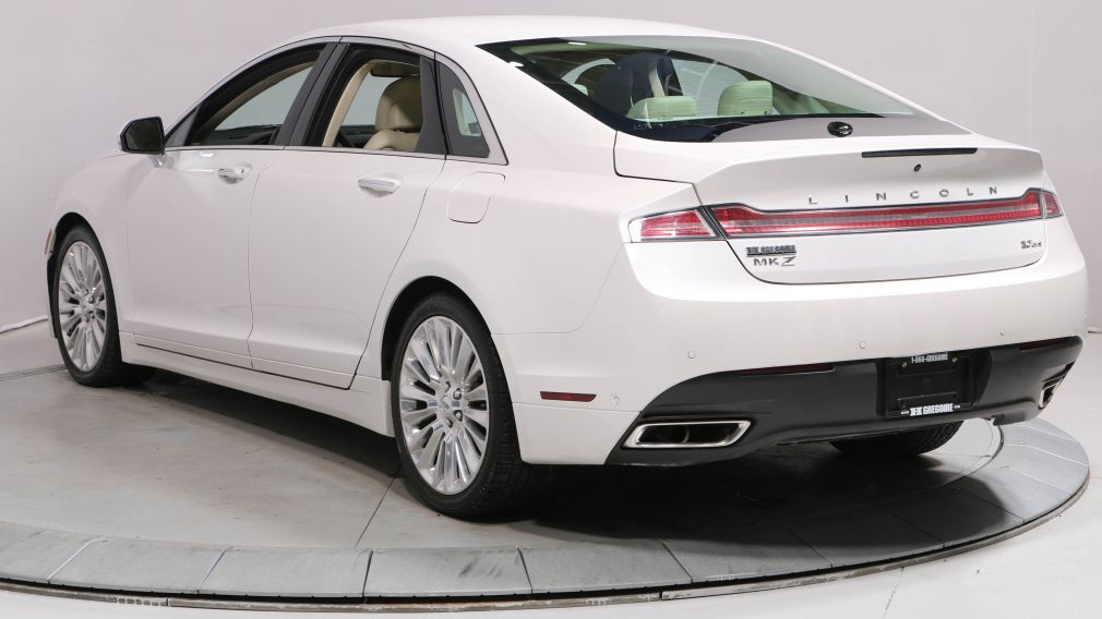 2014 Lincoln MKZ V6 AWD CUIR TOIT MAGS CHROMÉ 19" NAVIGATION PARK A #4