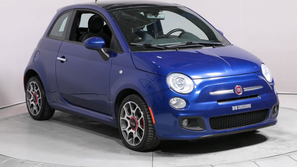 2012 Fiat 500 SPORT AUTO A/C CUIR TOIT BLUETOOTH MAGS #0