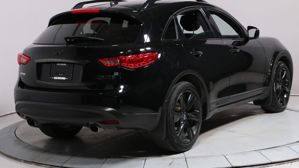 2015 Infiniti QX70 SPORT V6 AWD CUIR TOIT NAVIGATION CAMÉRA 360 DEGRÉ #7