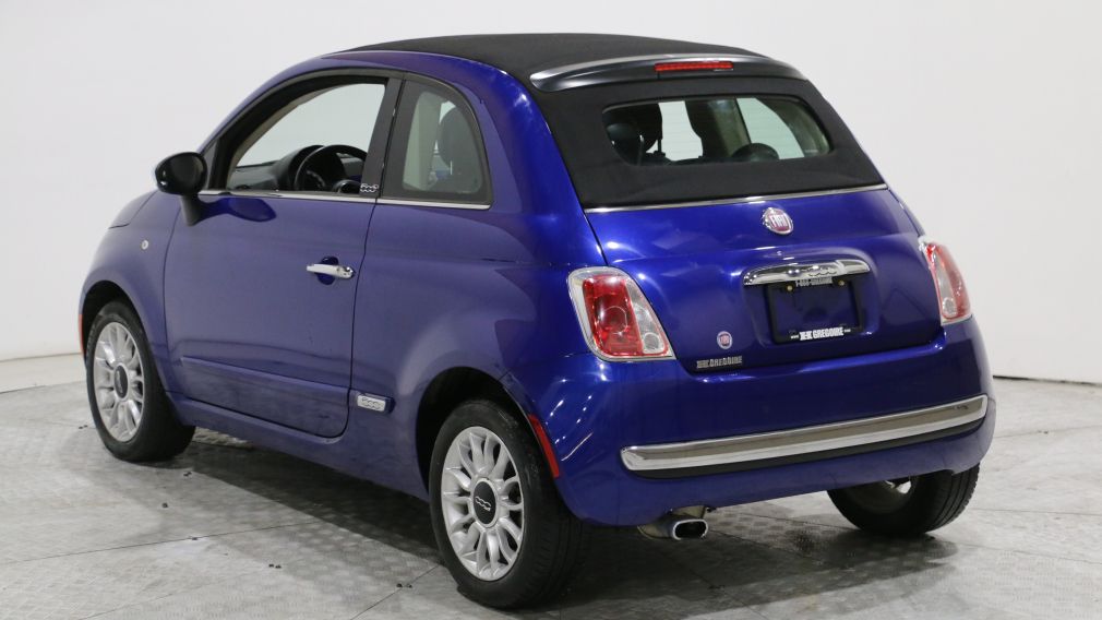 2012 Fiat 500 LOUNGE CONVERTIBLE AUTO A/C GR ELECT CUIR MAGS #5
