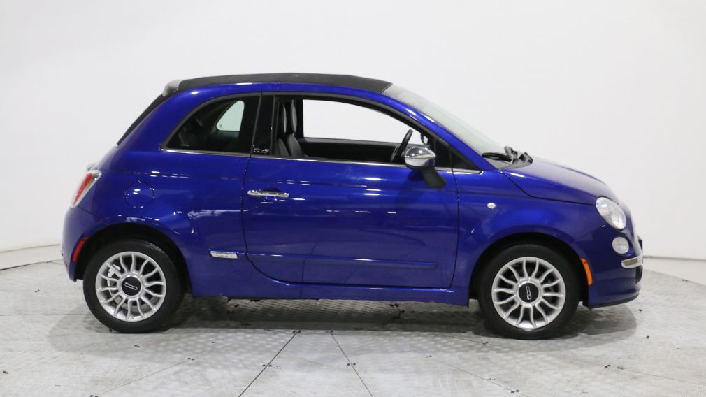 2012 Fiat 500 LOUNGE CONVERTIBLE AUTO A/C GR ELECT CUIR MAGS #8