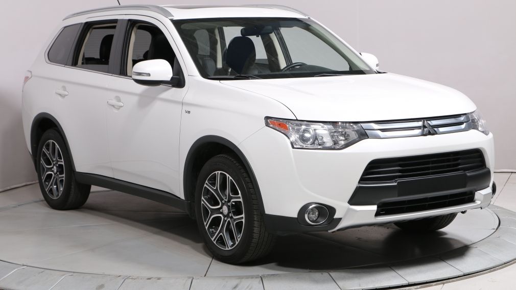 2015 Mitsubishi Outlander GT 7PLACES BLUETOOTH CUIR CAMERA RECUL TOIT OUVRAN #0